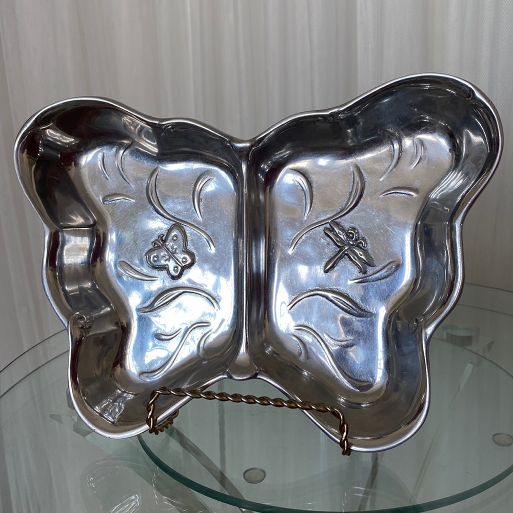 Wilton Armetale pewter butterfly 🦋 dish